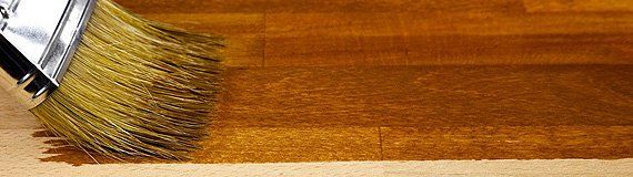Re-stain wood floor