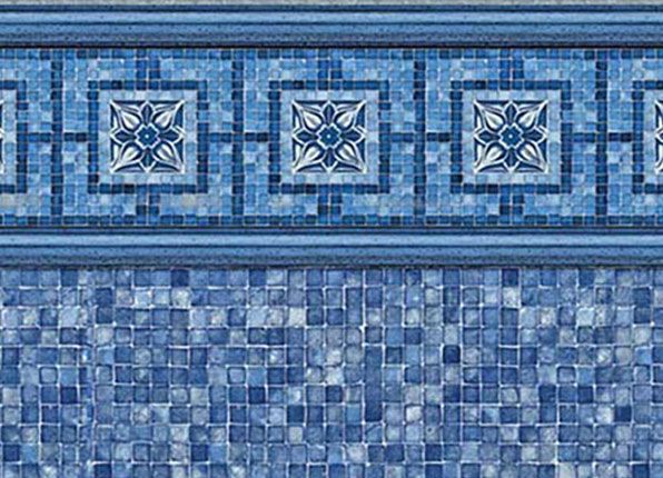 Vintage Blue Mosaic