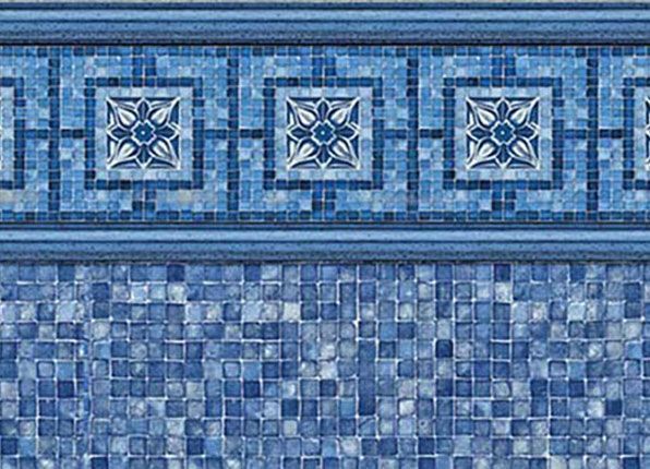 Vintage Blue Mosaic