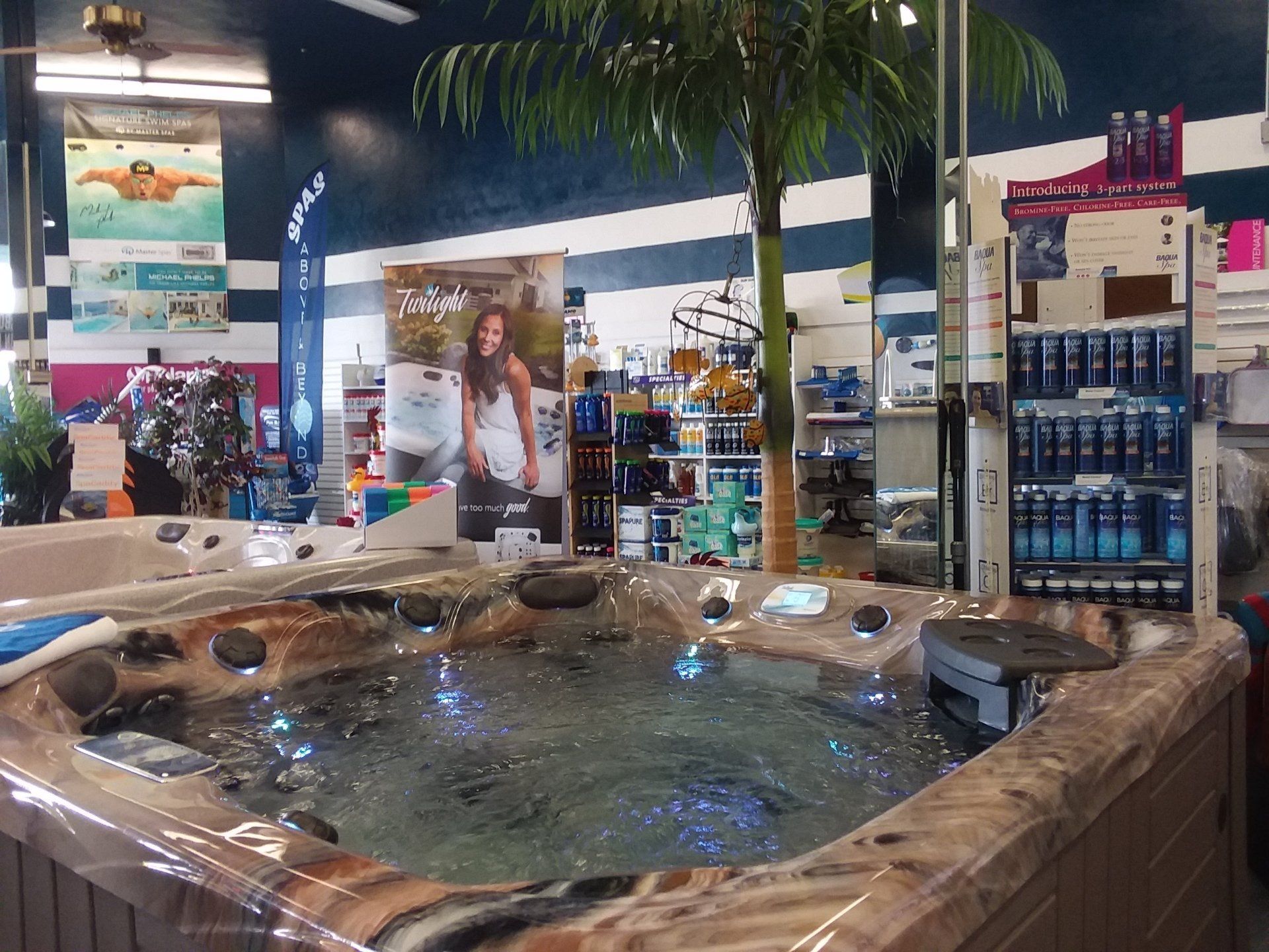 Above & Beyond Pools and Spas Showroom Gallery North Kansas City