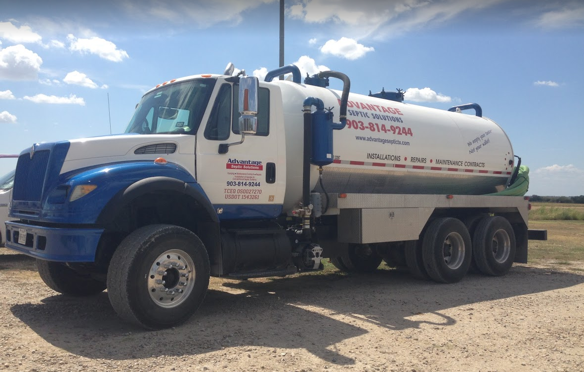 Advantage Septic Solutions pump truck