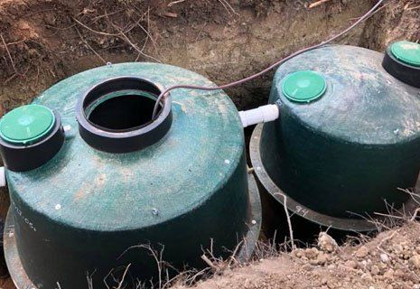 Aerobic septic tank