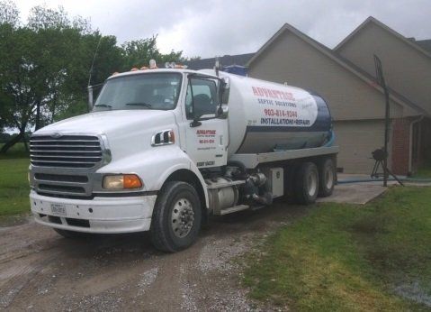 Advantage Septic Solutions pump truck