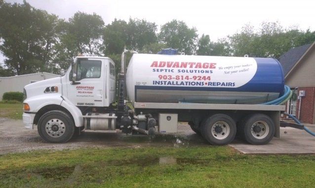Advantage Septic Solutions pump truck