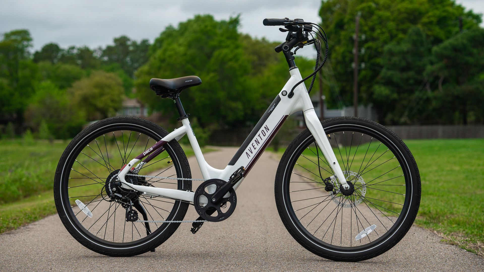 Man on e-bike