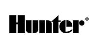 Hunter logo with black text.