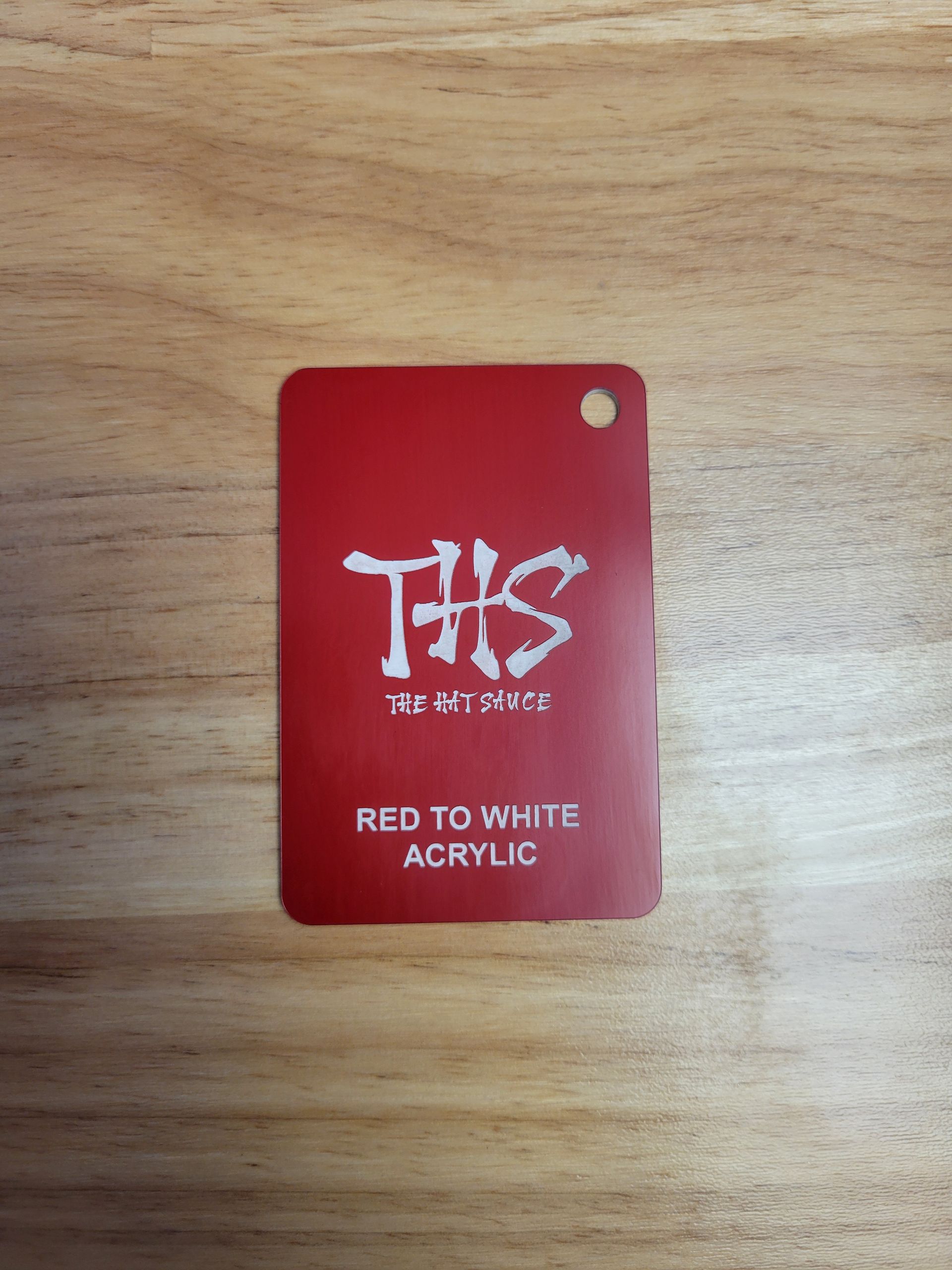 A red tag that says this on it
