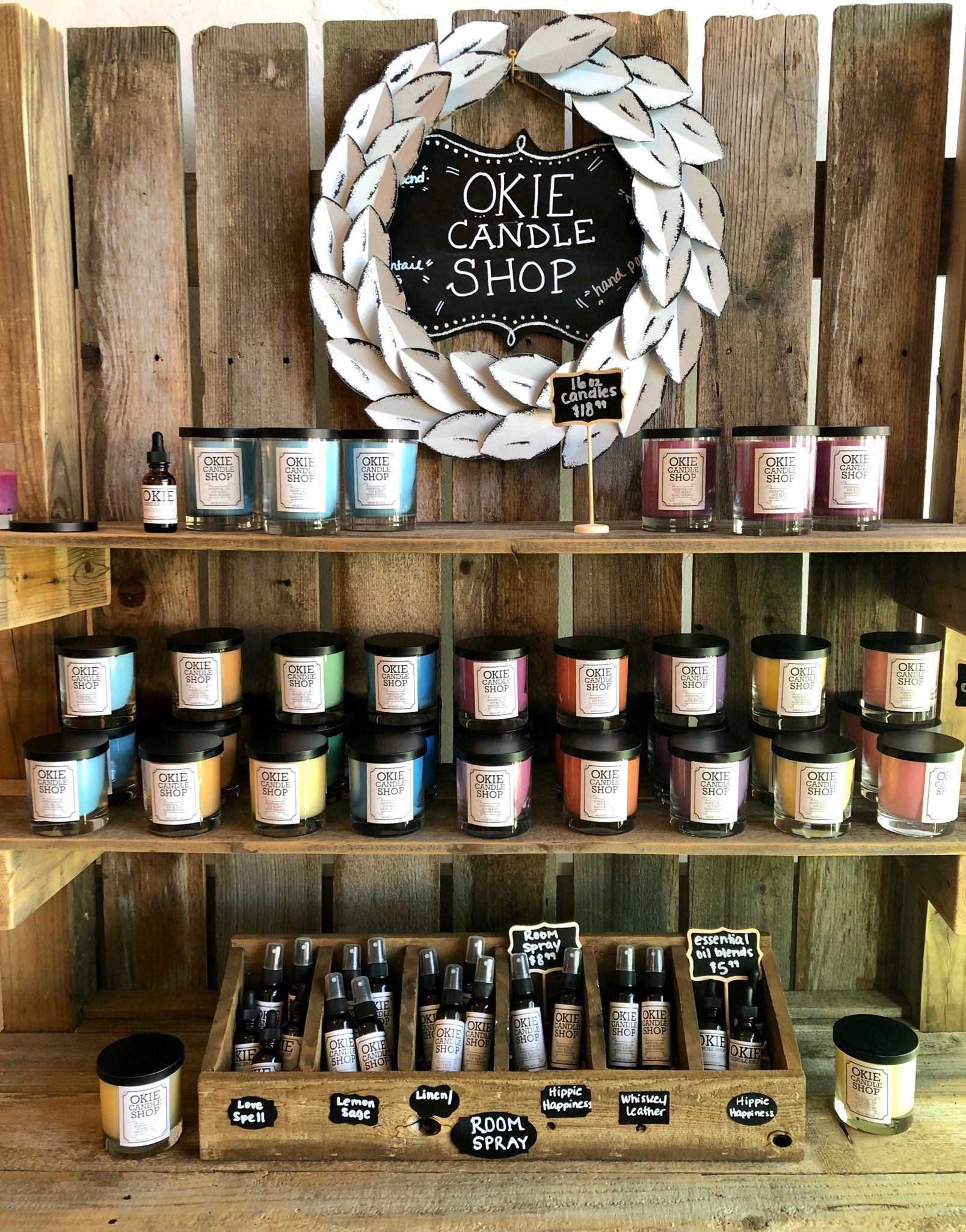 Okie Candle Shop | Hand-Poured Candles | Oklahoma City, OK