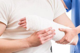 Learn More About Personal Injury Injured arm of a man