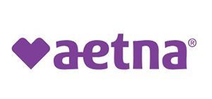 Aetna logo with a purple heart icon and wordmark