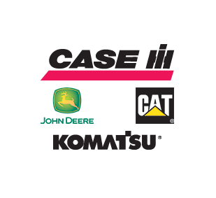 Case, John Deere, Caterpillar, Komatsu