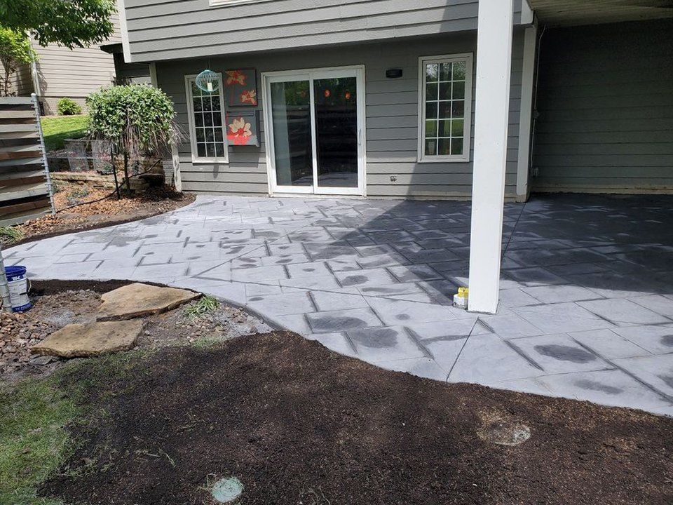 Patio installation
