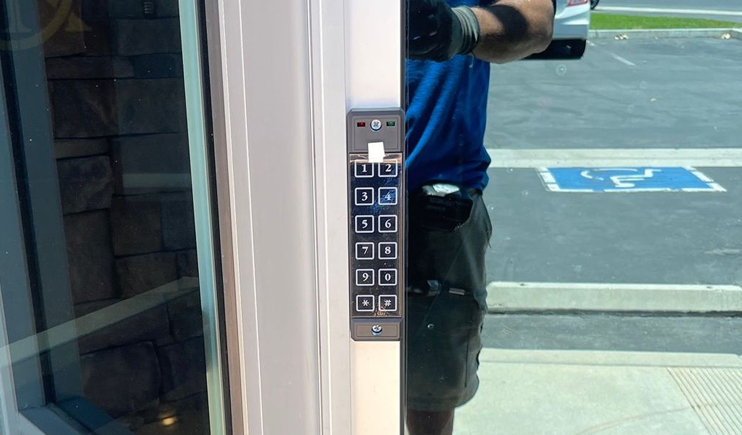 Keypad access control