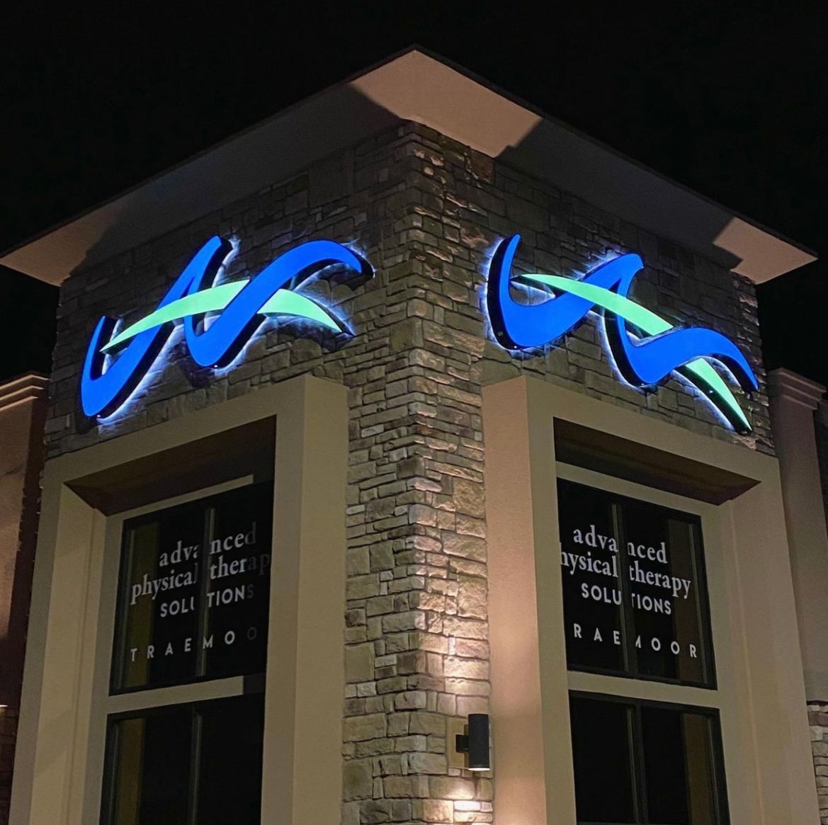 A building with a sign that says advanced physical design