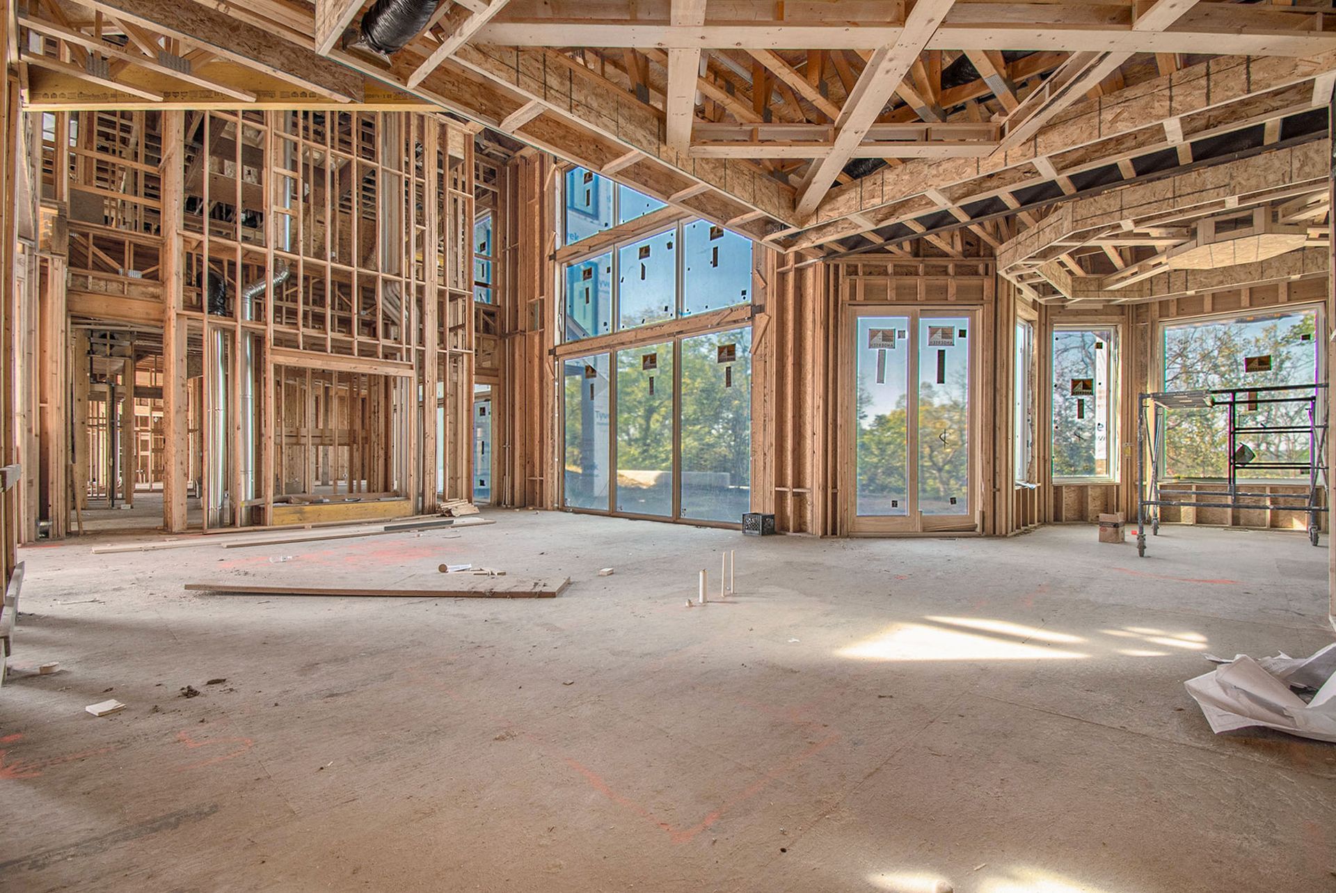 2550 South 224th Plaza interior construction