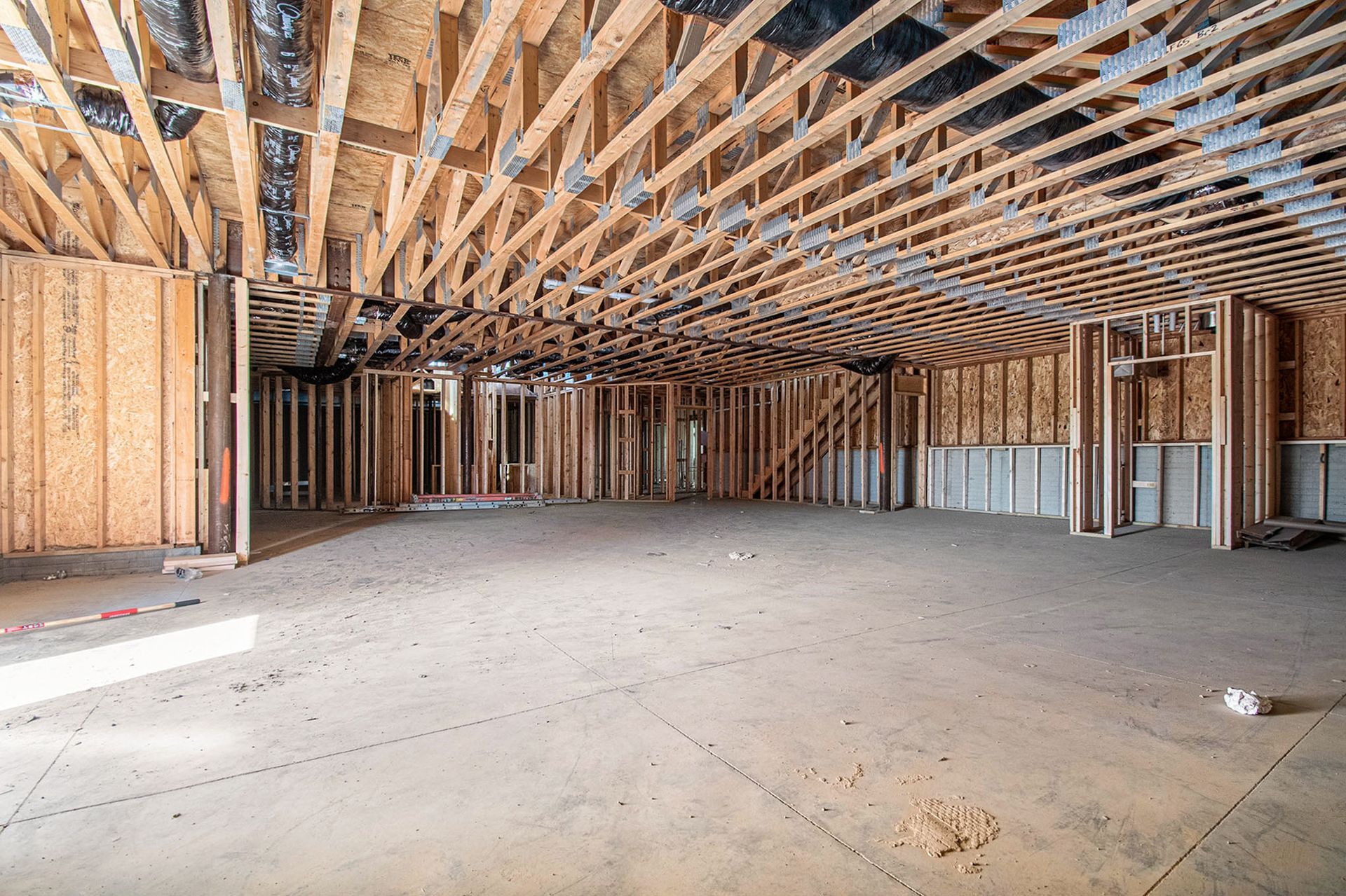 2550 South 224th Plaza interior construction