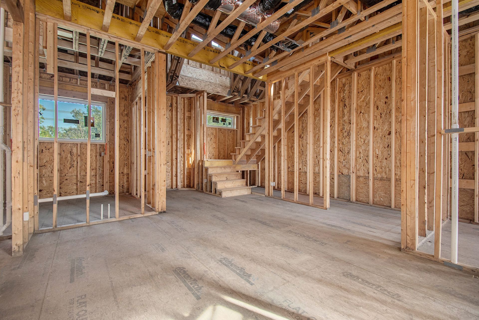 2550 South 224th Plaza stairs and walls