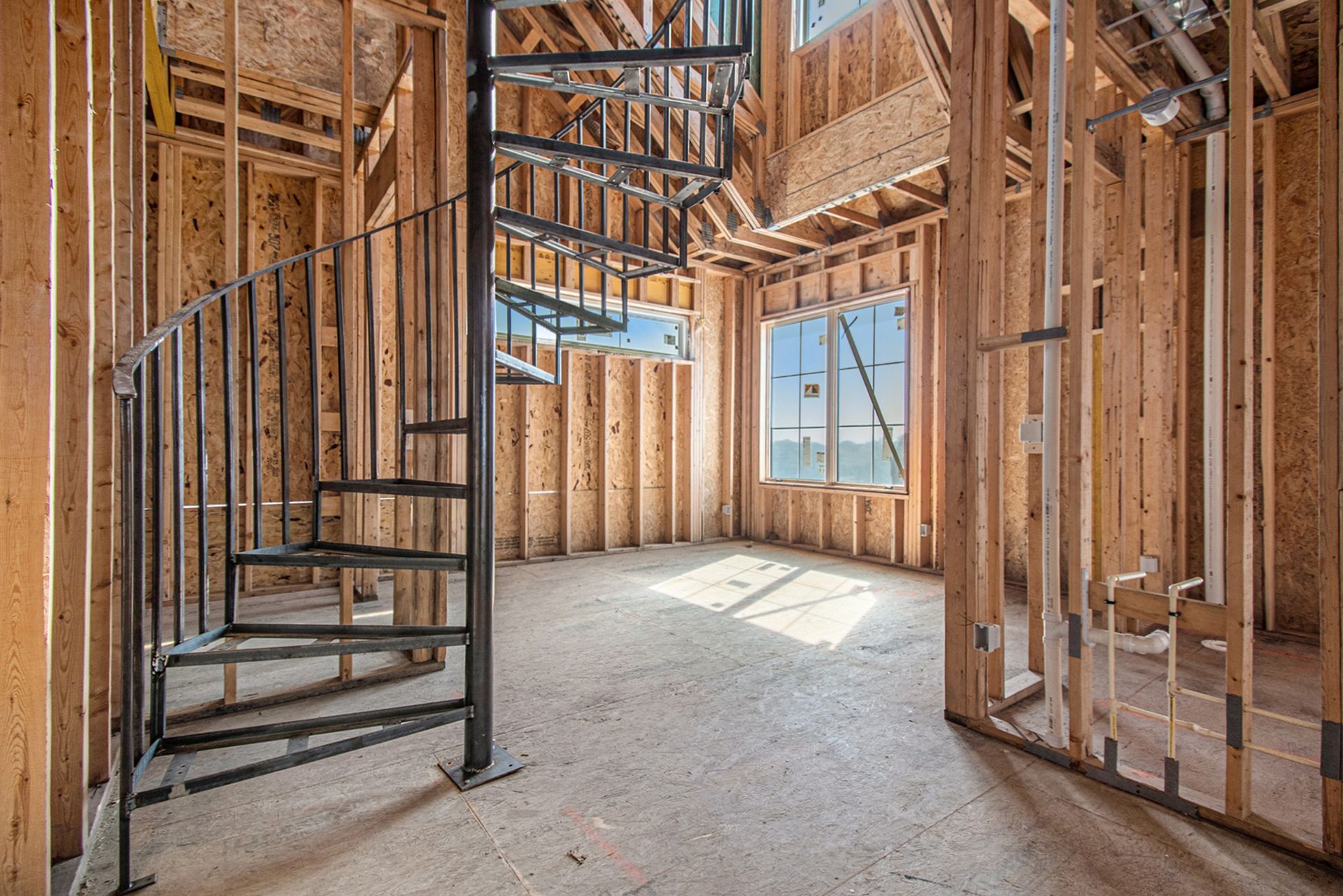 2550 South 224th Plaza stairs and walls