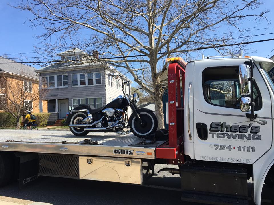 Motorcycle hauling services