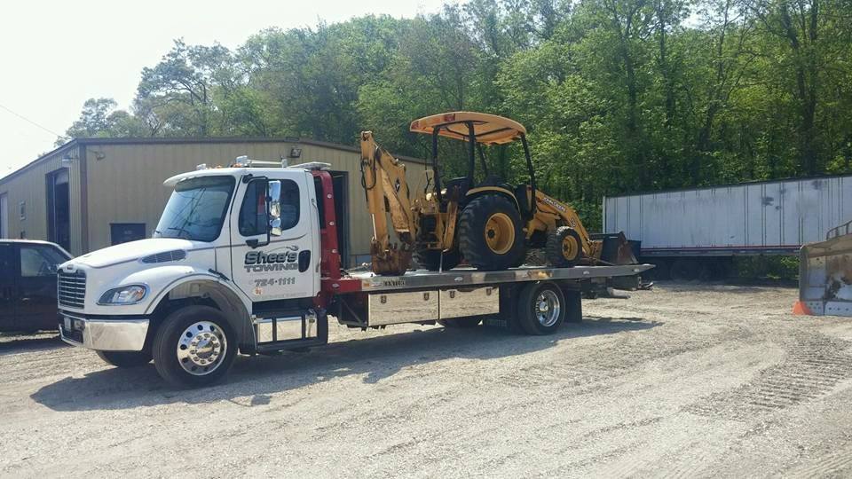 Equipment hauling services