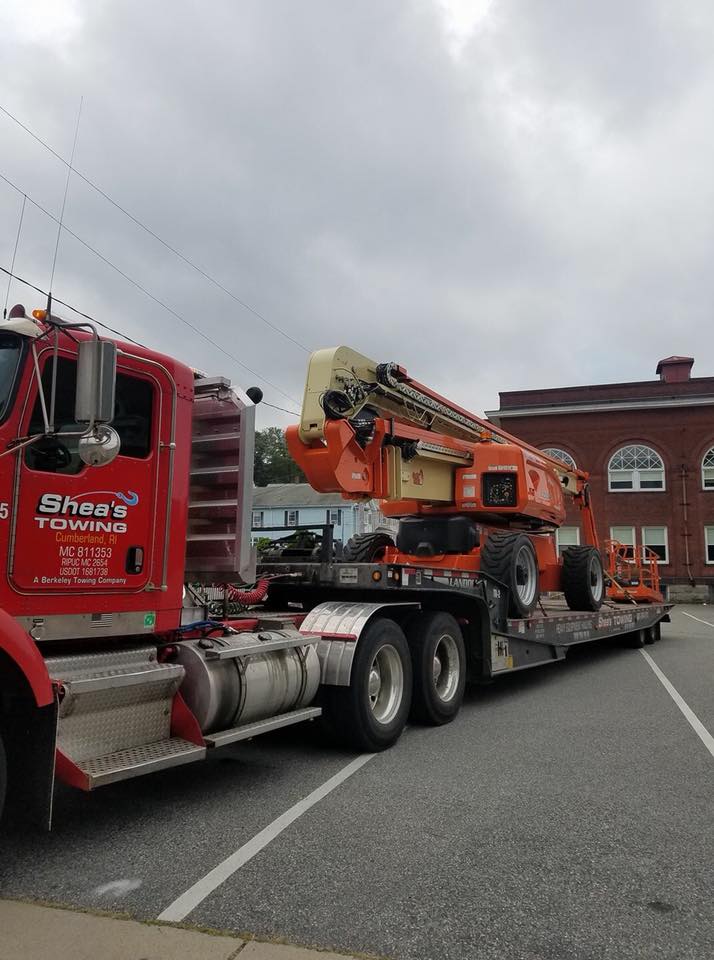 Equipment hauling services