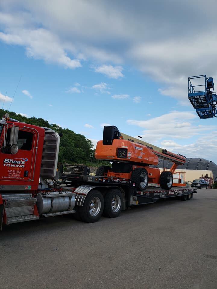 Equipment hauling services
