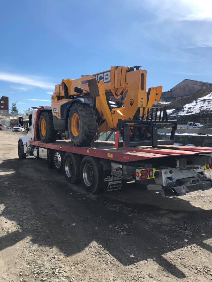 Equipment hauling services