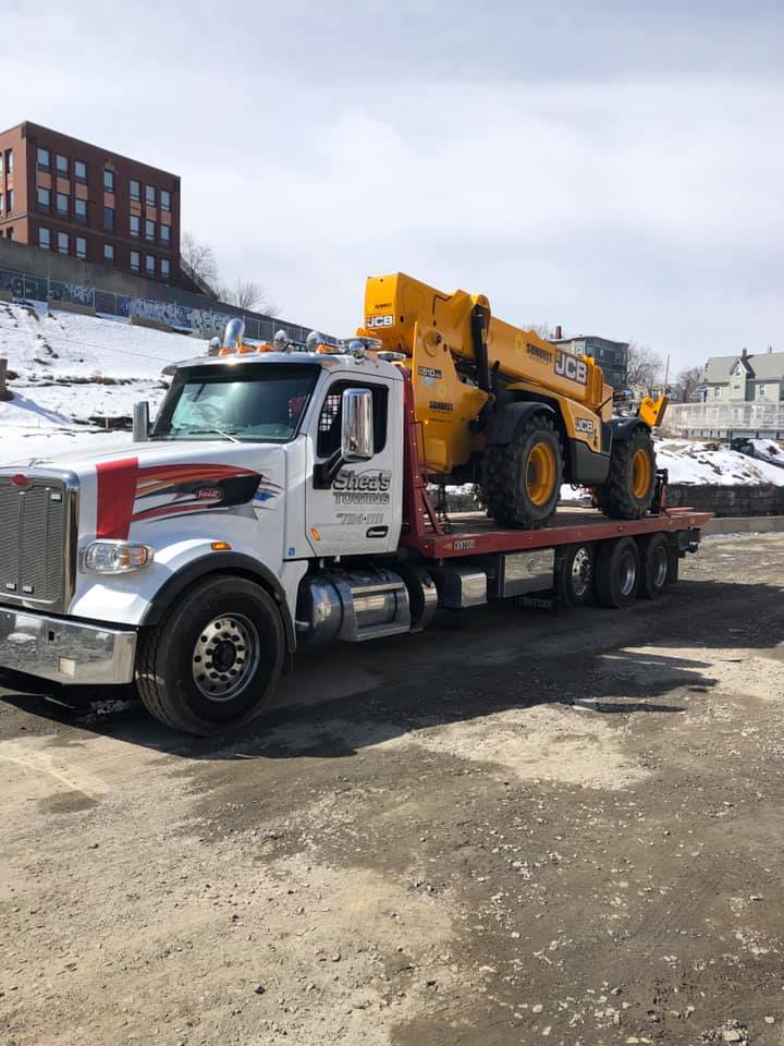 Equipment hauling services