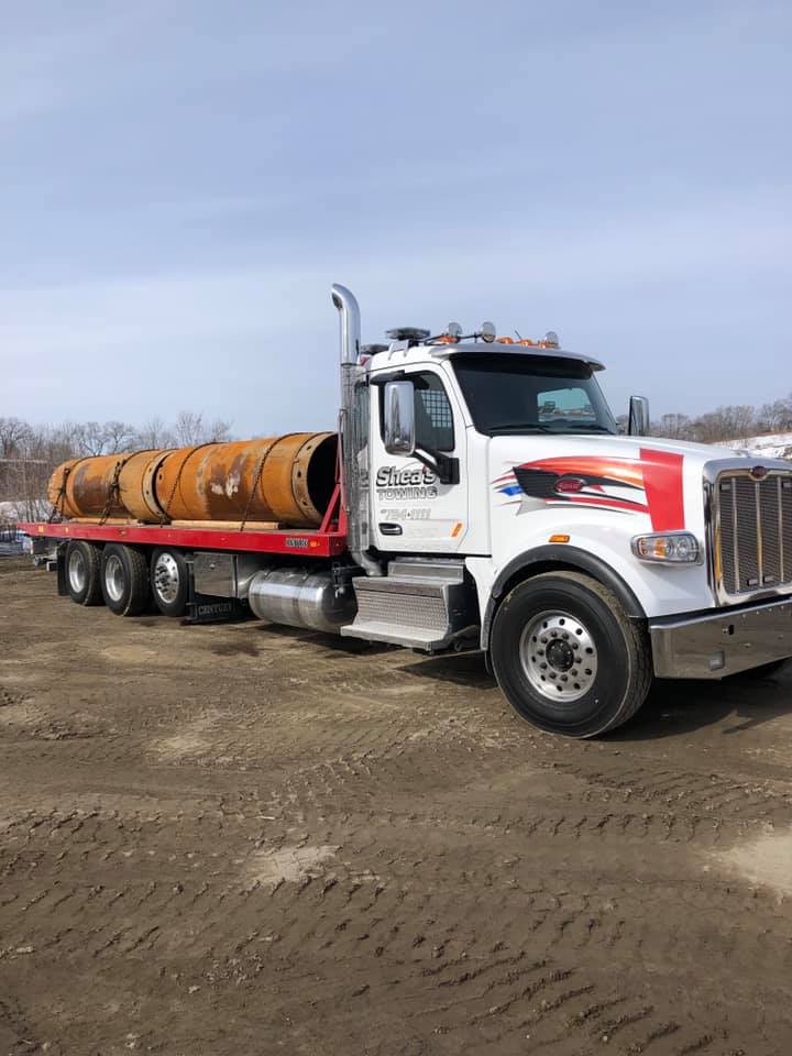 Construction material hauling services