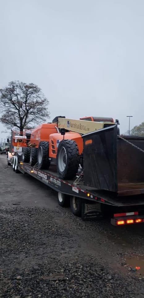Equipment hauling services