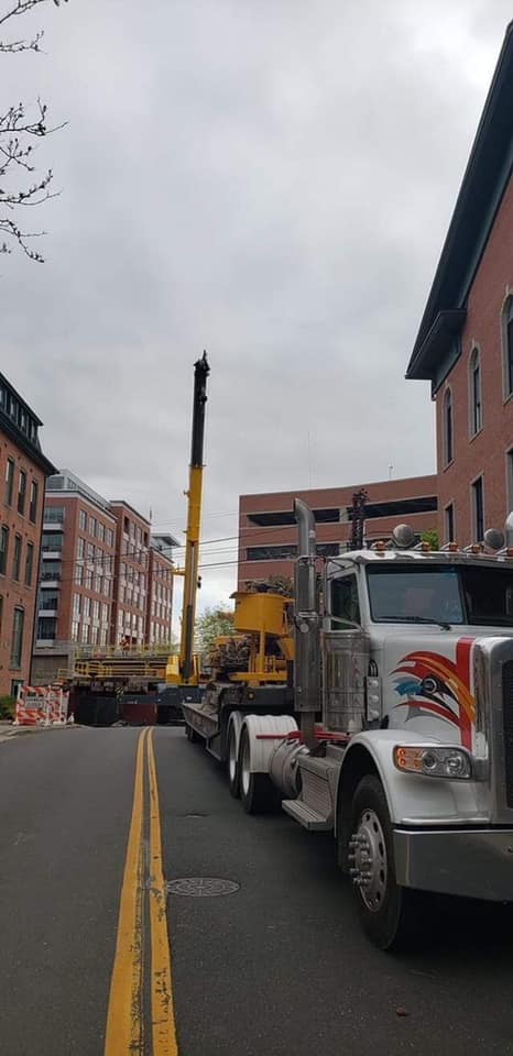 Equipment hauling services