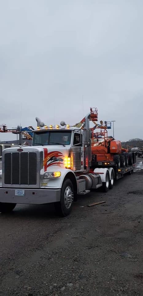 Equipment hauling services