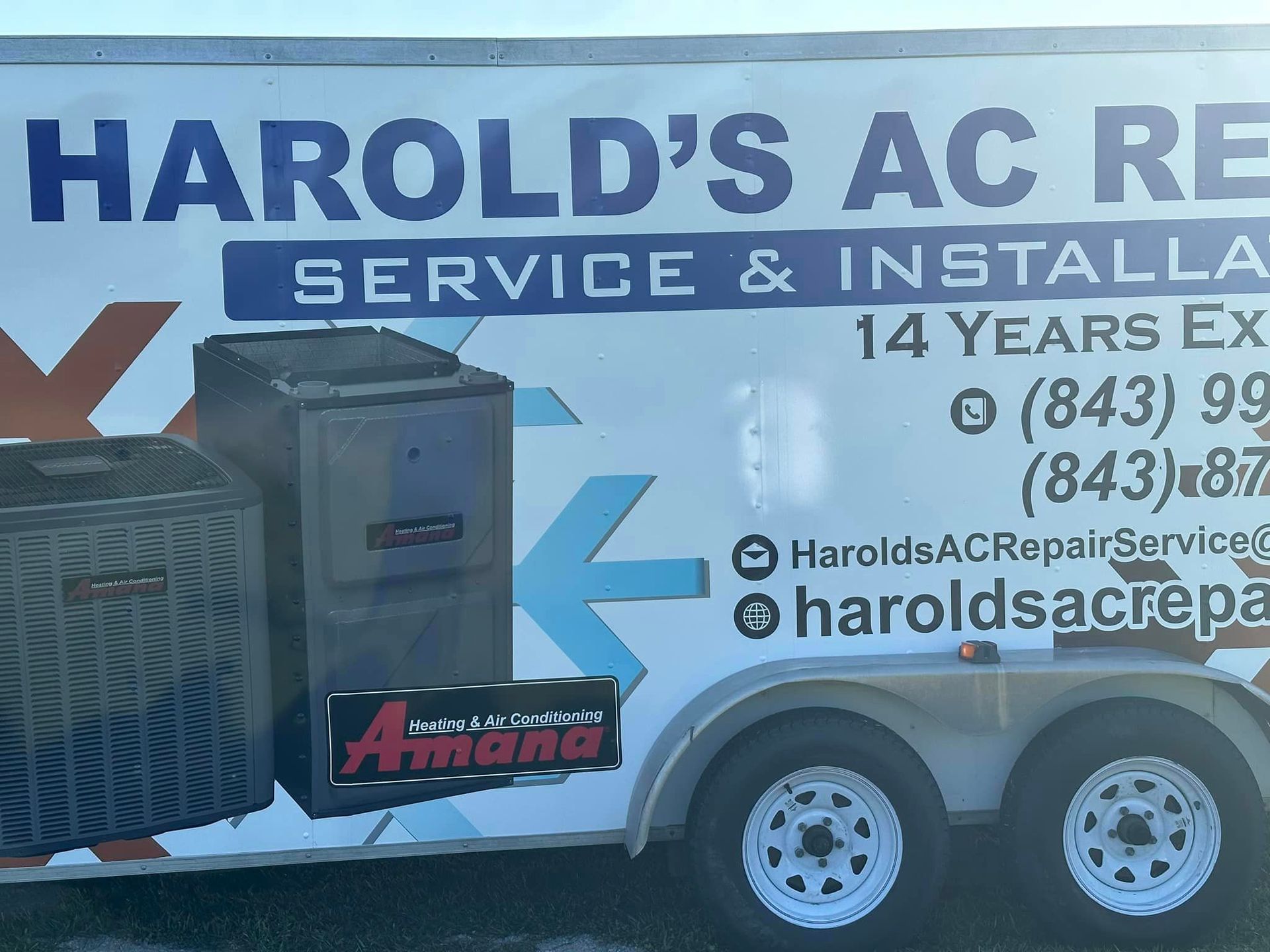 A trailer for harold 's ac repair service and installation