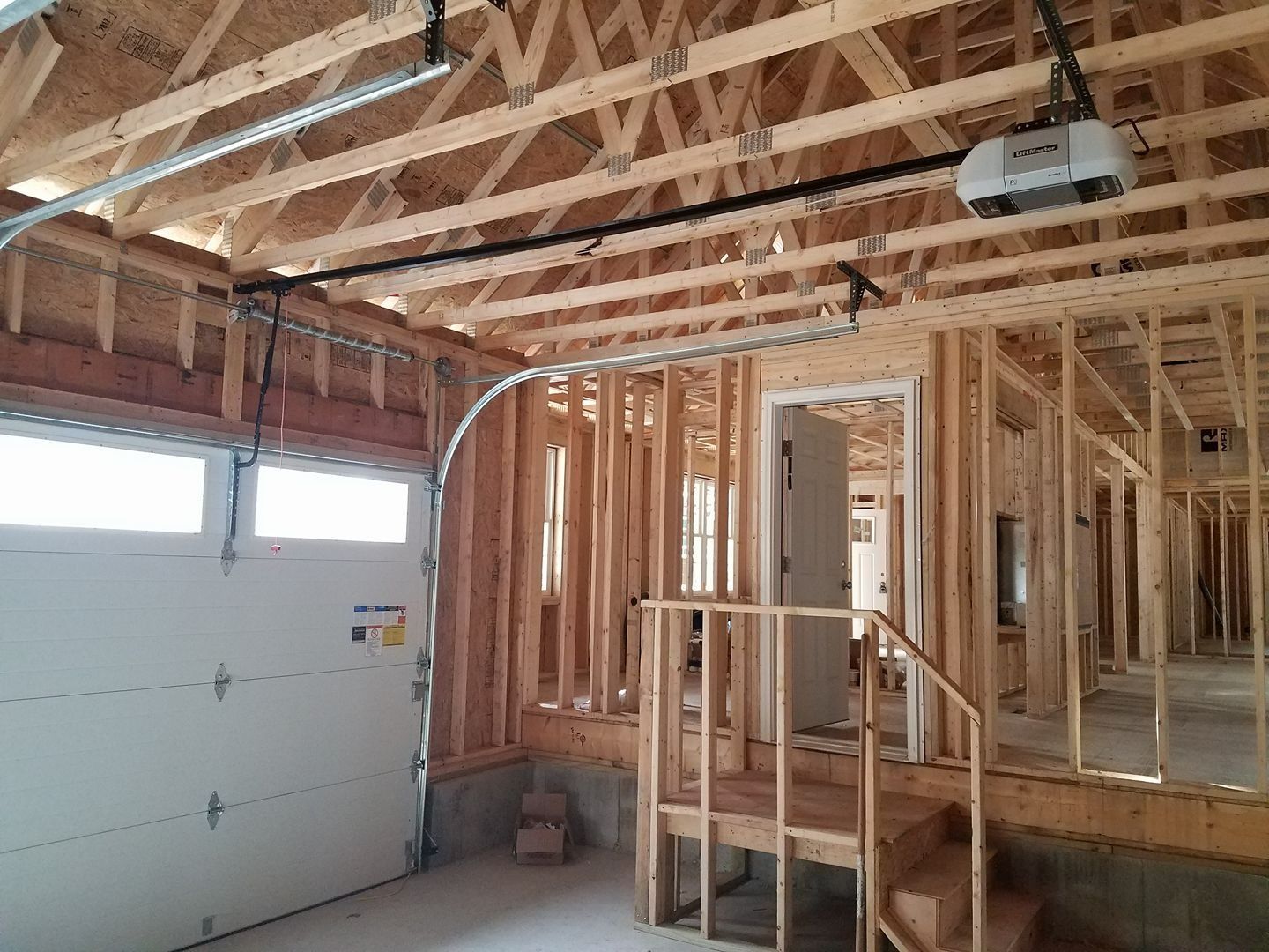 Residential garage door