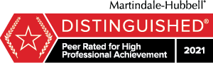 Martindale-Hubbell distinguished