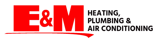E&M Heating, Plumbing & Air Conditioning - Logo