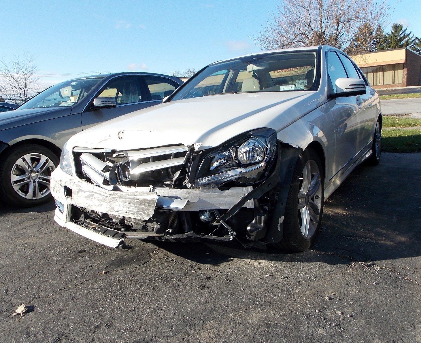 Before collision repair