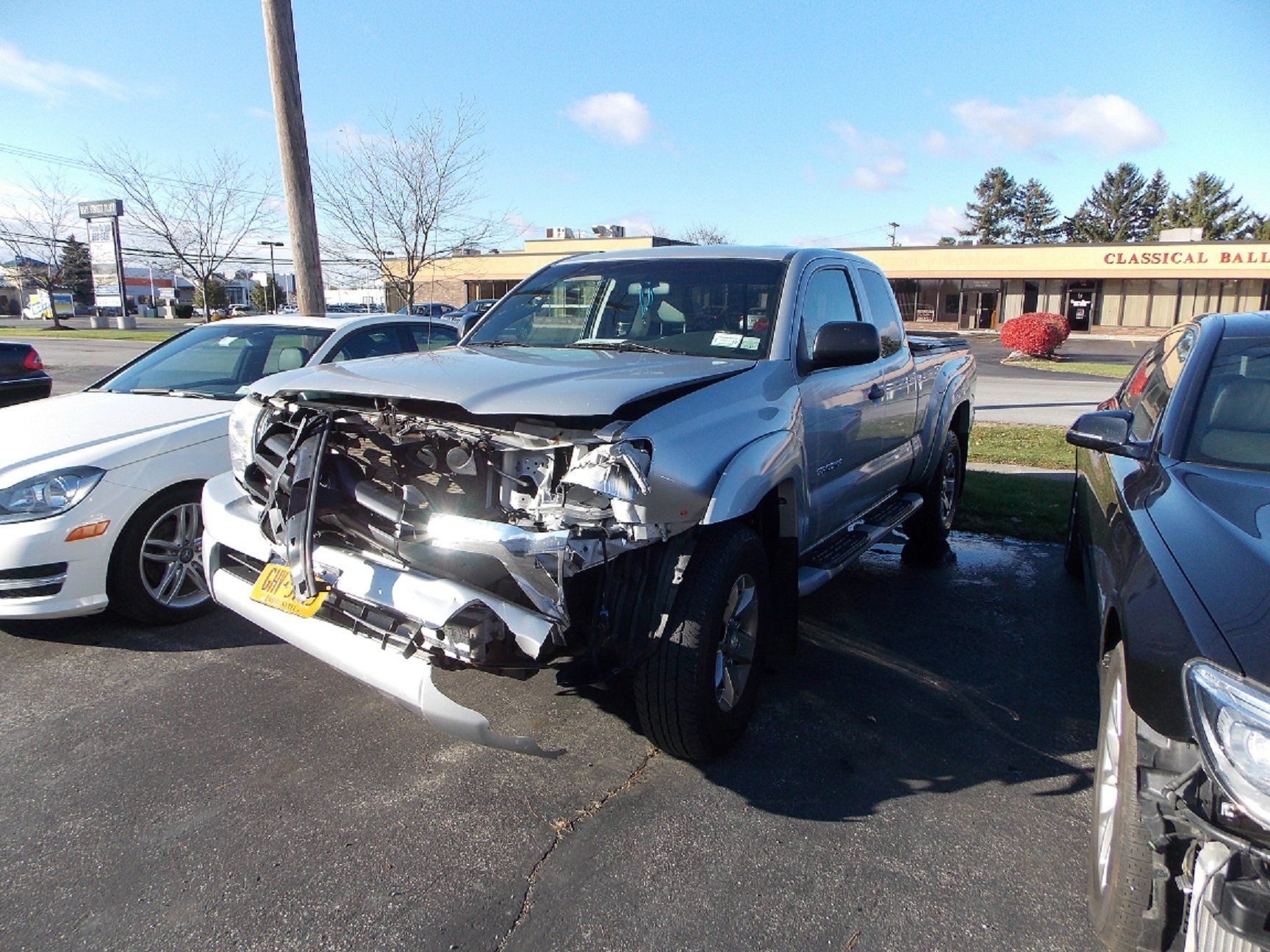 Before collision repair