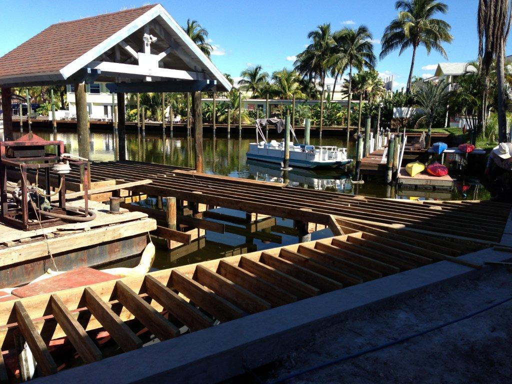 banks dock and seawall