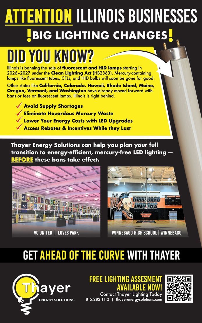 LED Lighting Installation | Rockford, IL | Thayer Energy Solutions