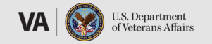 VA logo with the U.S. Department of Veterans Affairs.