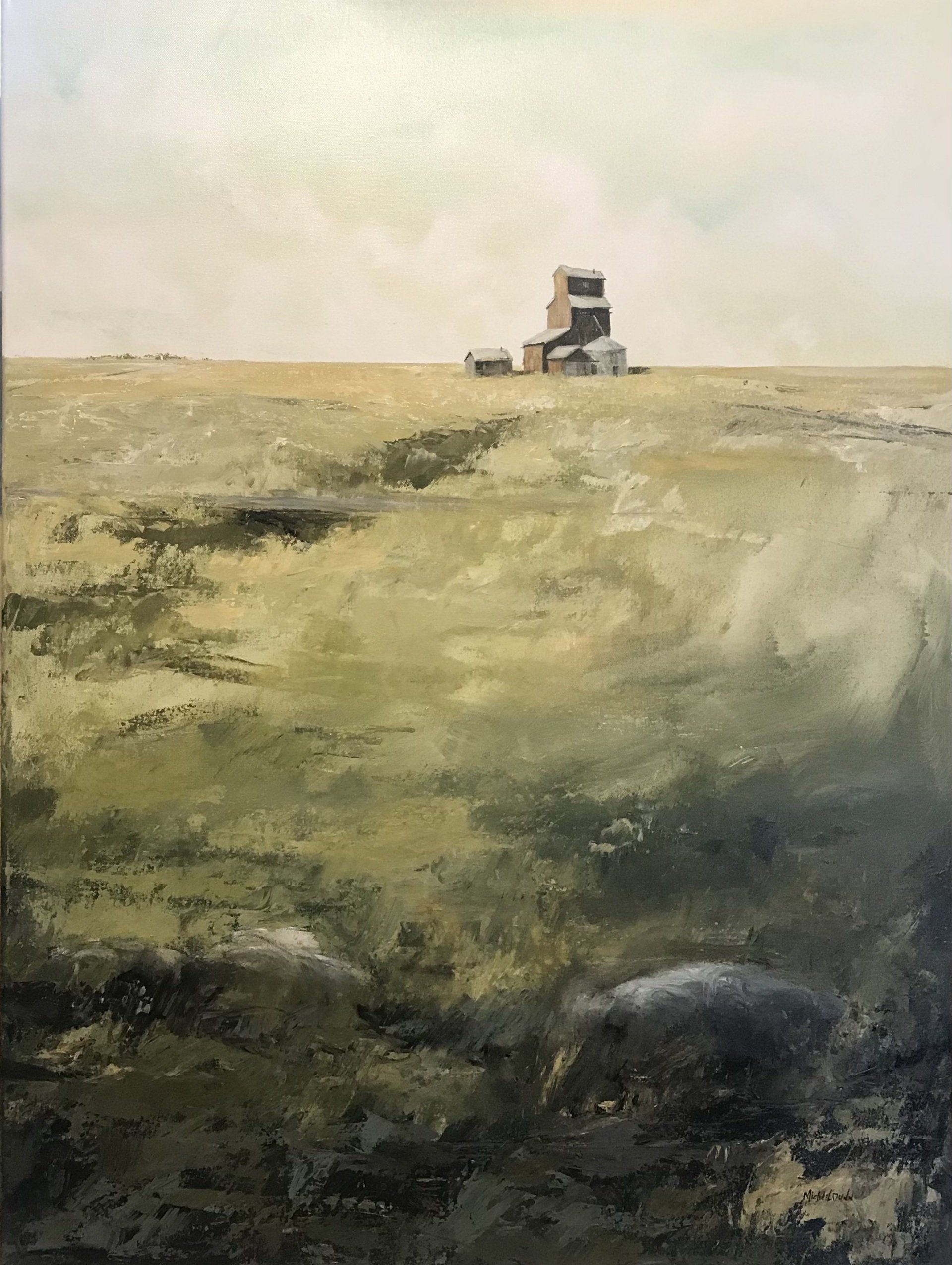 Prairie-Castle -Painting