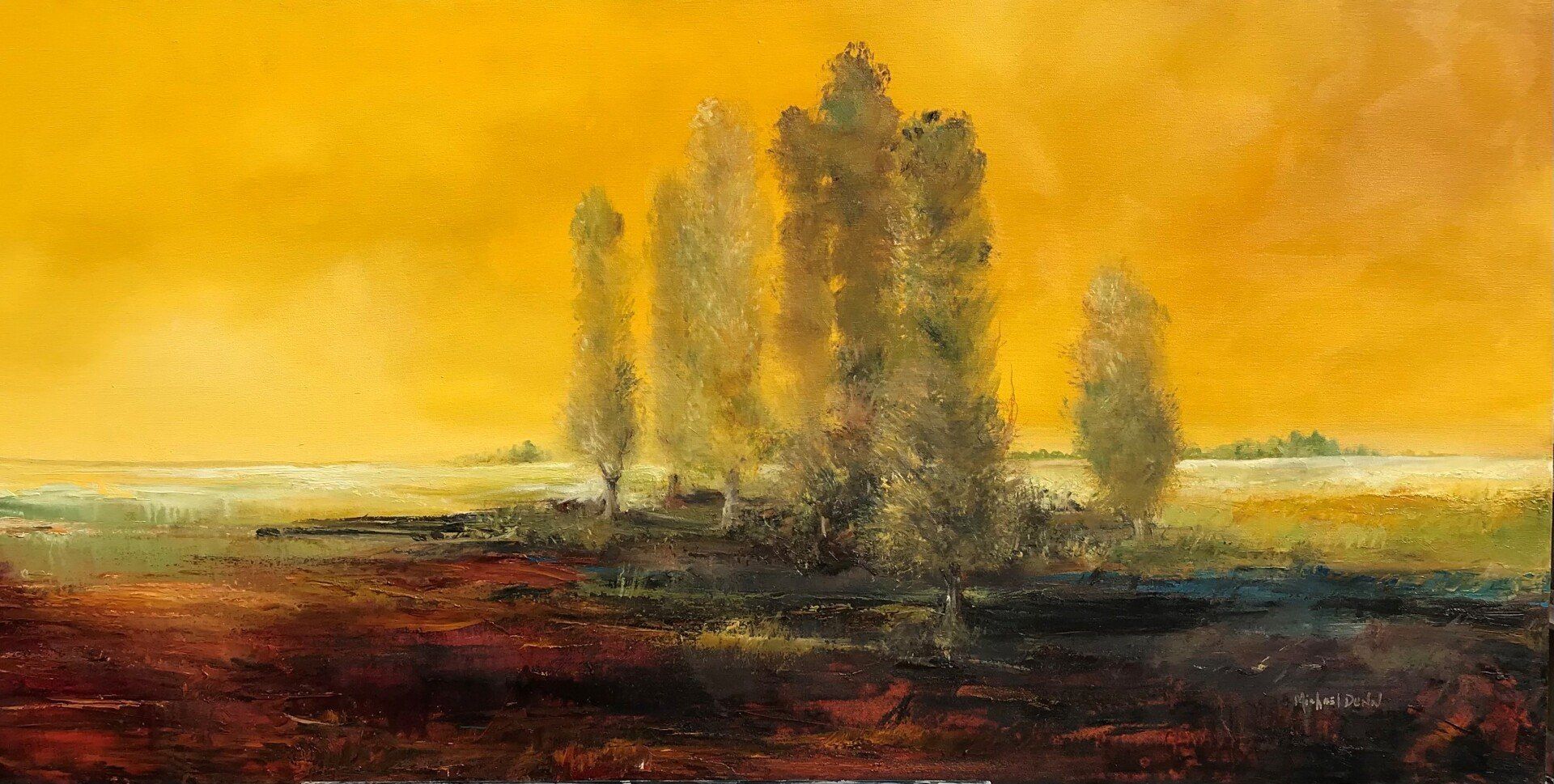 oil painting - colors of the land