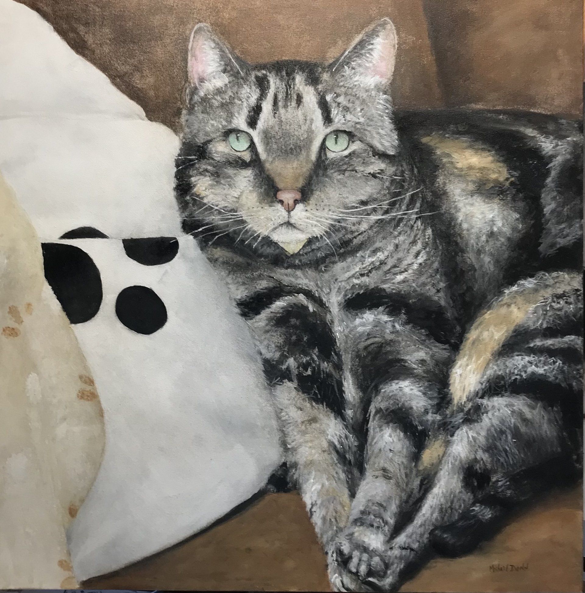 cat painting