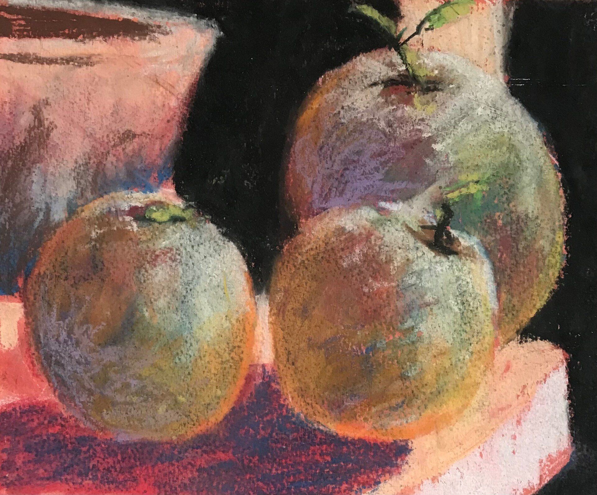 pastel painting - play on color