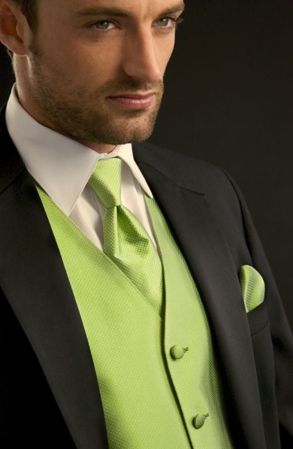 light green necktie