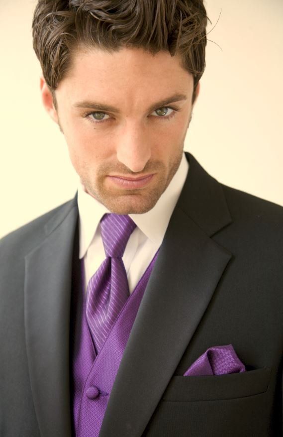 Violet necktie