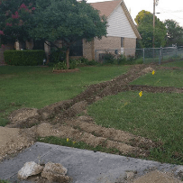 Lawn sprinkler installation