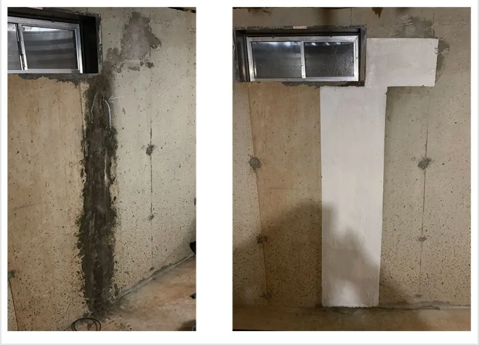 Window corner crack repair