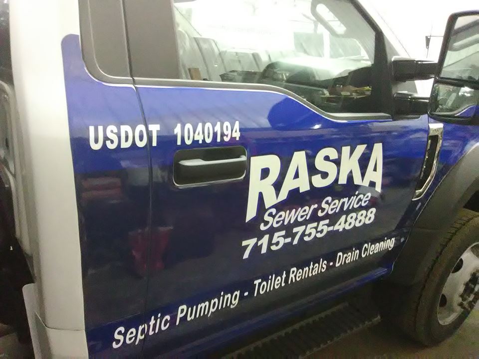 Raska Sewer Service vehicle